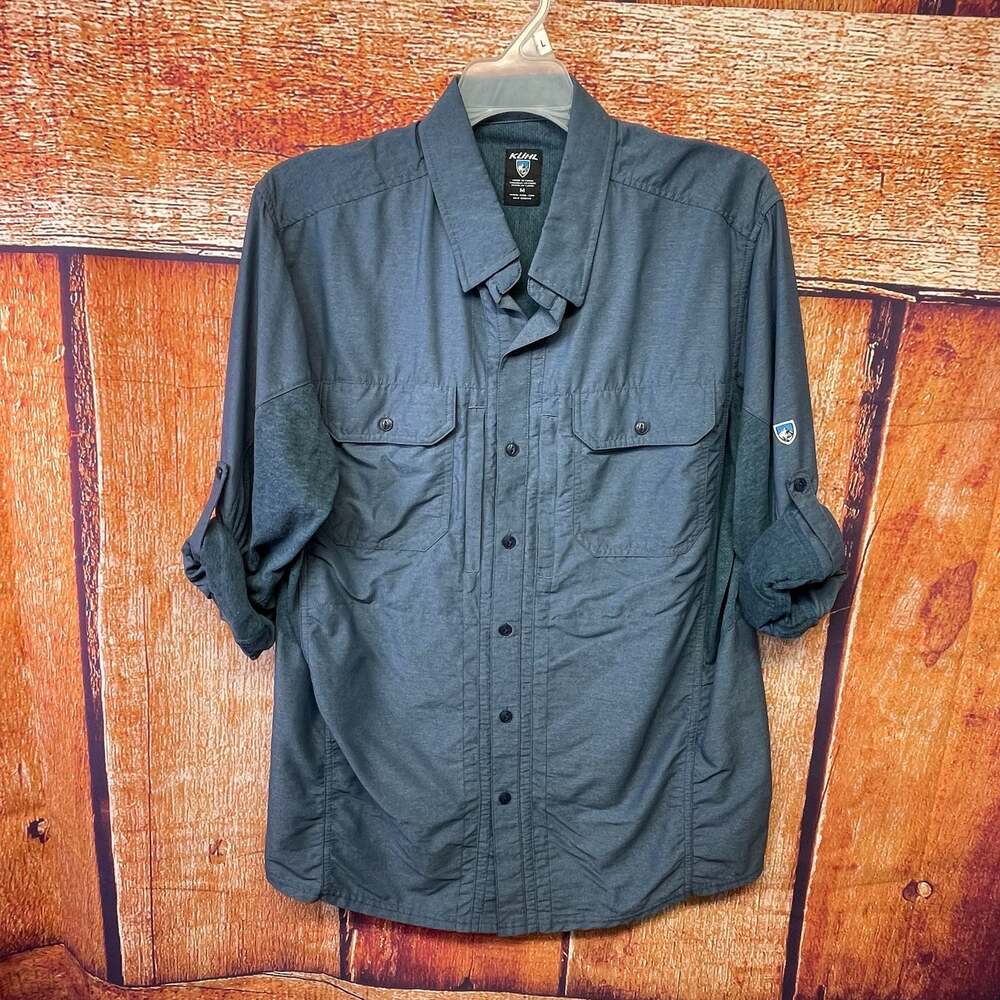 KÜHL Men's Airspeed Long Sleeve Button-Down Hiking Shirt Sz M
